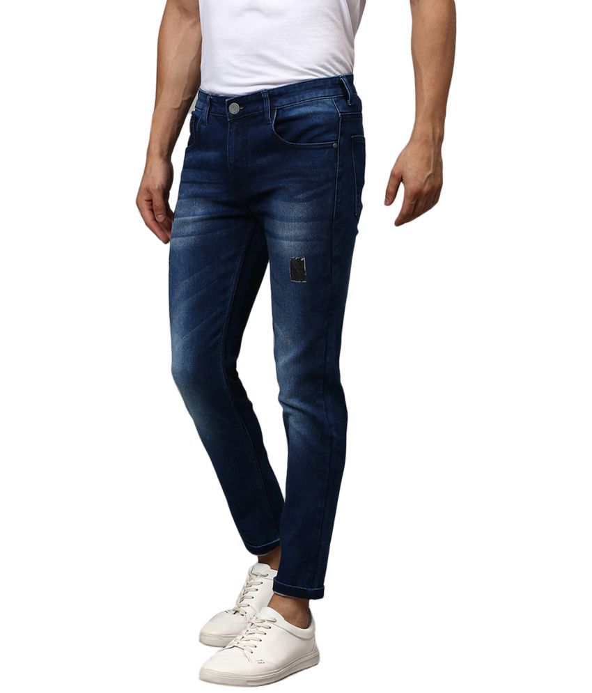 Campus Sutra - Blue Denim Slim Fit Men's Jeans ( Pack of 1 ) - Buy ...