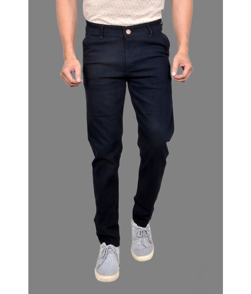     			MOUDLIN - Black Denim Slim Fit Men's Jeans ( Pack of 1 )