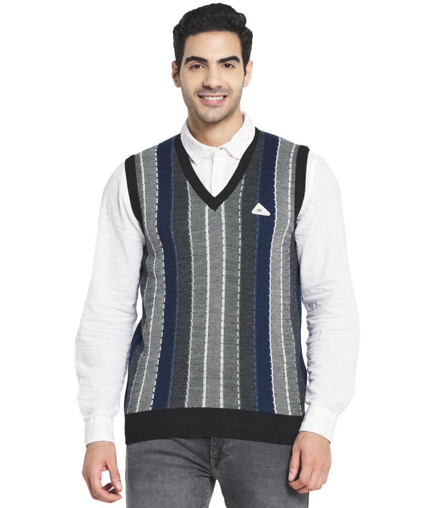     			Monte Carlo - Navy Blue Woollen Blend Men's Regular Fit Pullover Sweater ( Pack of 1 )