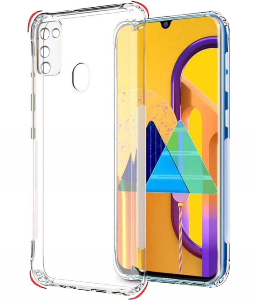     			ZAMN - Transparent Silicon Silicon Soft cases Compatible For Samsung Galaxy M30s ( Pack of 1 )