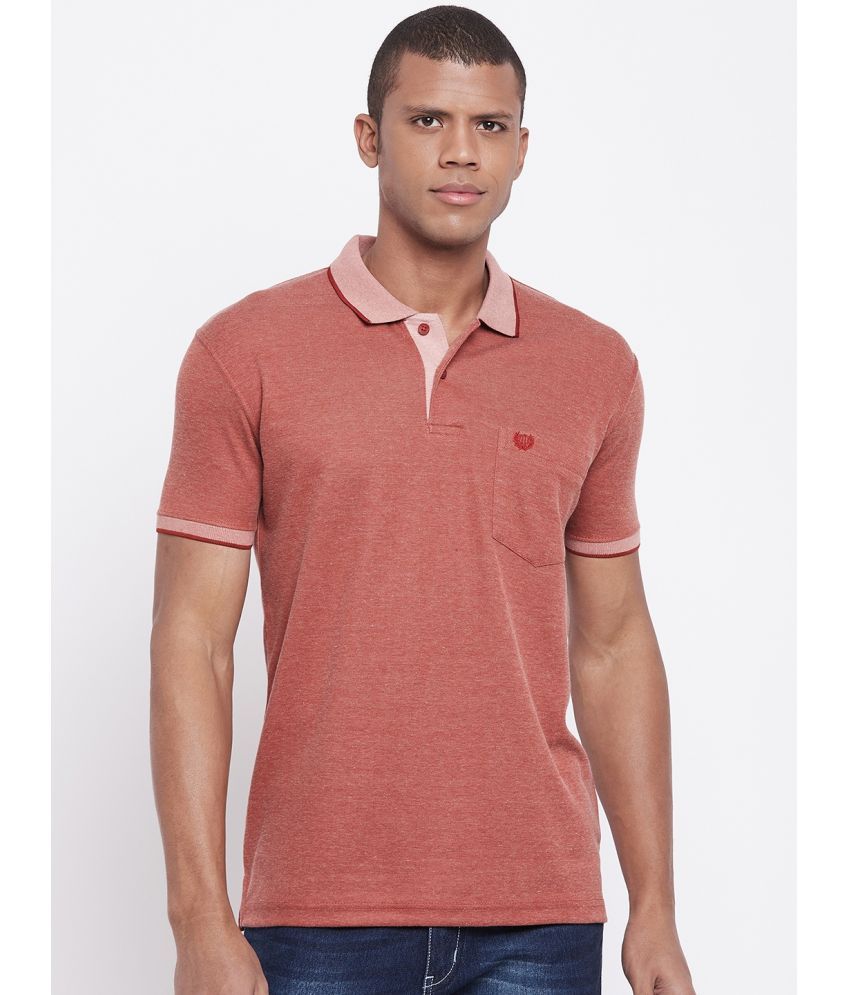     			Duke - Red Cotton Blend Regular Fit Men's Polo T Shirt ( Pack of 1 )