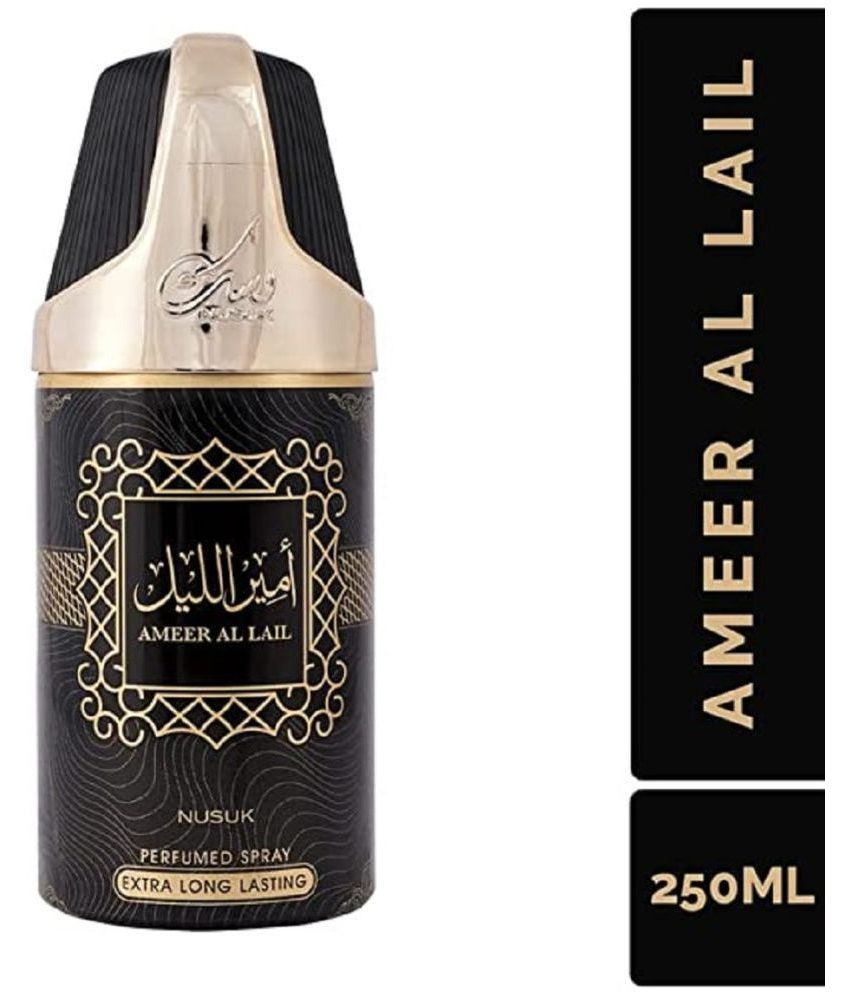     			NUSUK - AMEER AL LAIL Deo Perfumed Body Spray Deodorant Spray for Men 250 ml ( Pack of 1 )