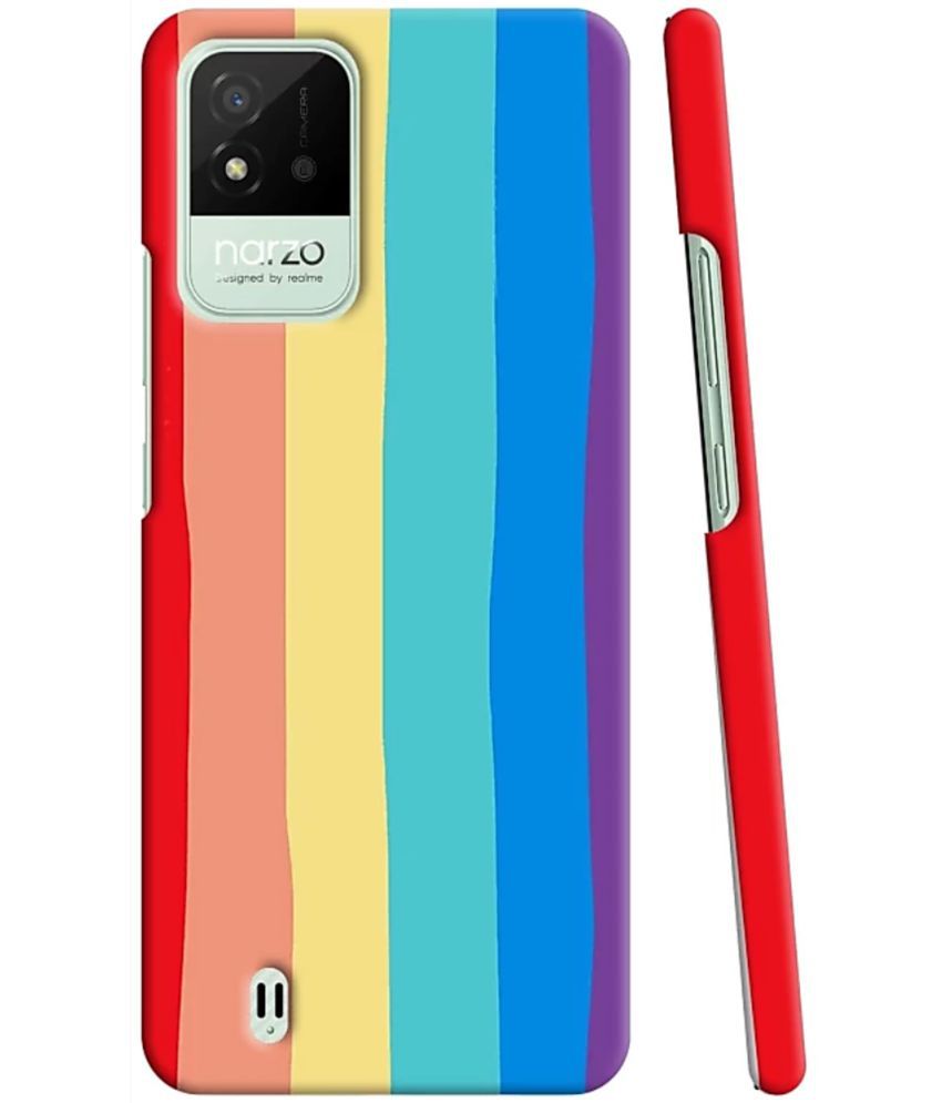     			T4U THINGS4U - Multicolor Polycarbonate Printed Back Cover Compatible For Realme Narzo 50i ( Pack of 1 )