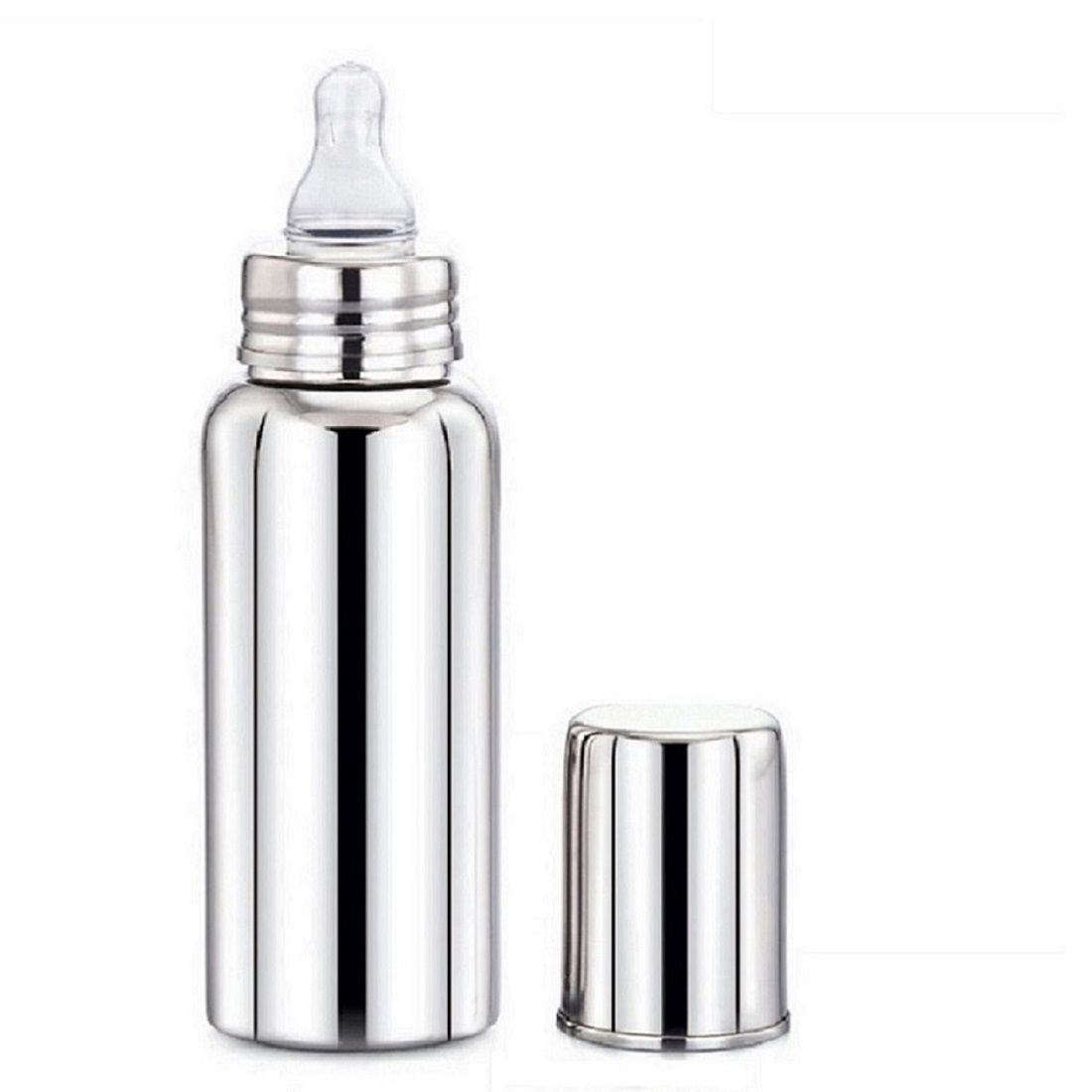     			erum - 250 Silver Feeding Bottle ( Pack of 1 )