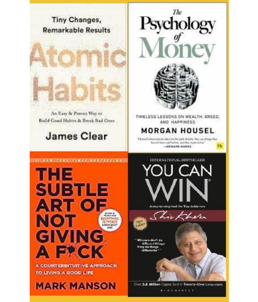    			Atomic Habits + The Psychology of Money + The Subtle Art + You Can Win