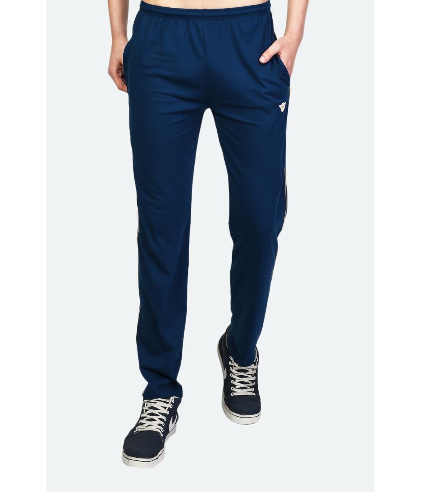     			White Moon - Blue Cotton Men's Sports Trackpants ( Pack of 1 )