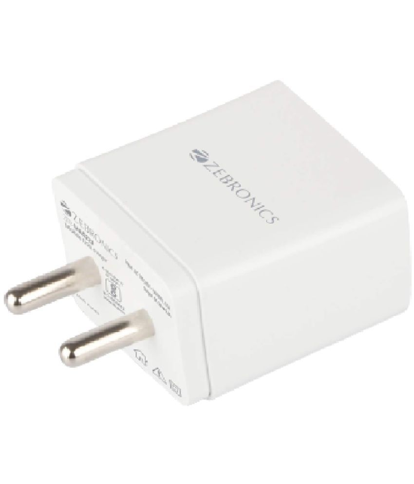     			Zebronics - Type C 2.4A Wall Charger