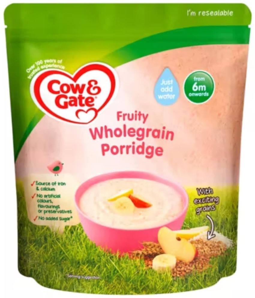 cow and gate Fruity Wholegrain Porridge Infant Cereal for 6 Months