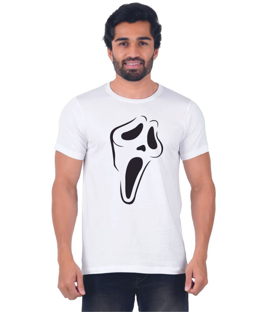     			ferocious - White Cotton Regular Fit Men's T-Shirt ( Pack of 1 )