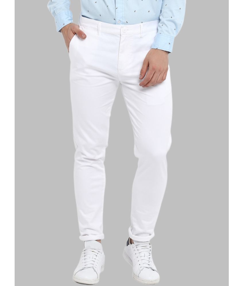     			HALOGEN White Skinny Chinos ( Pack of 1 )