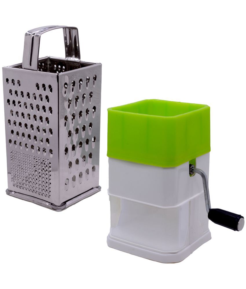     			JMALL - Plastic Cheese Grater,Vegetable Grater ( Pack of 2 ) - Multicolor
