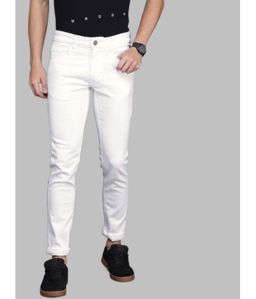     			Lawson - White Denim Skinny Fit Men's Jeans ( Pack of 1 )