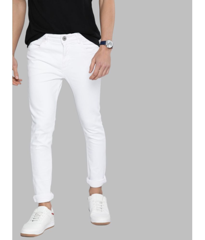     			Lawson - White Denim Skinny Fit Men's Jeans ( Pack of 1 )