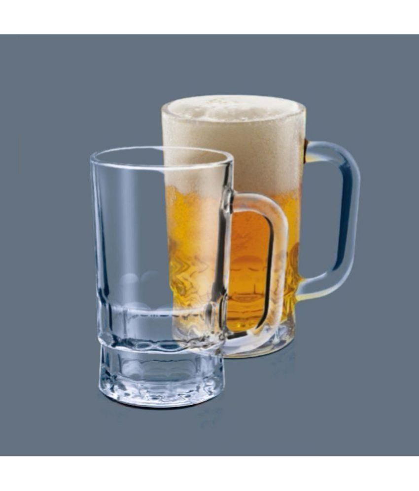     			Treo By Milton Gusto Cool Mug, Set of 2, 335 ml Each, Transparent | Beer Mug | Party Glass | Dishwasher Safe | Refrigerator Safe