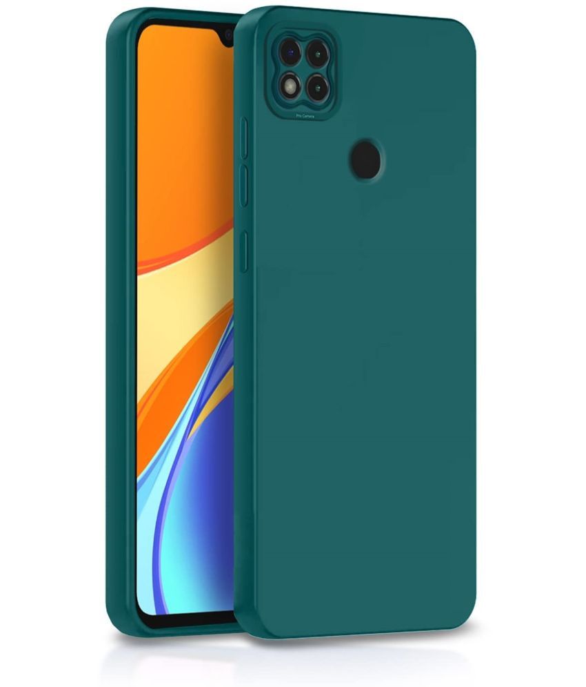     			ZAMN - Green Silicon Plain Cases Compatible For Xiaomi Redmi 9 Activ ( Pack of 1 )