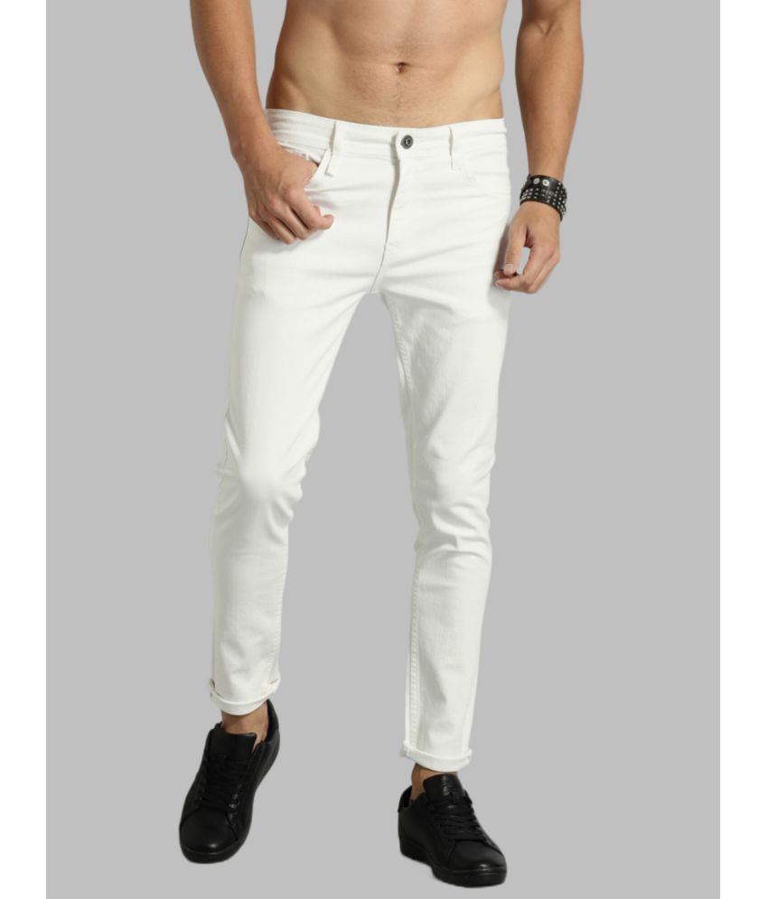     			x20 - White Denim Skinny Fit Men's Jeans ( Pack of 1 )