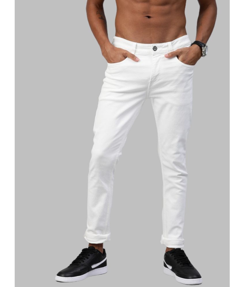     			x20 - White Denim Skinny Fit Men's Jeans ( Pack of 1 )