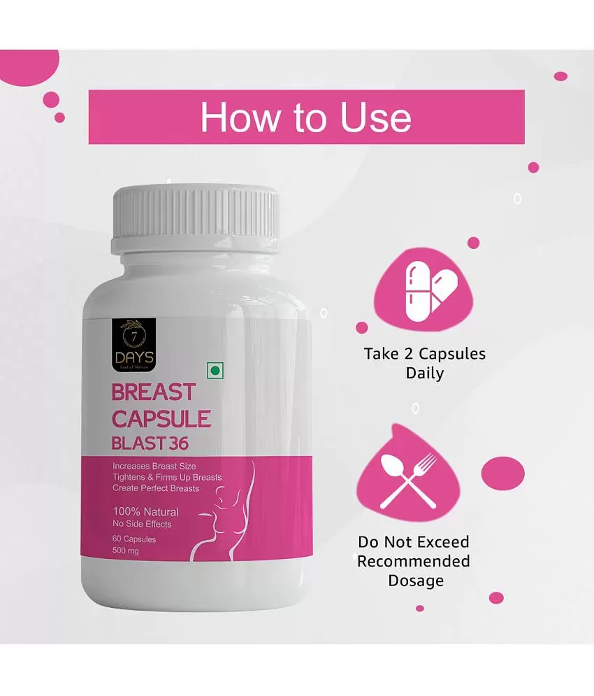 7 days Breast Enlargement Capsules for big breast, firm and tight