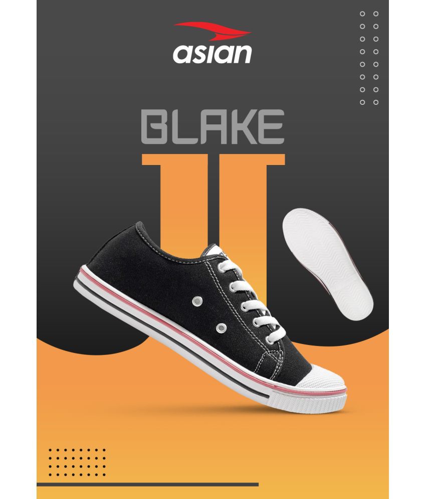     			ASIAN BLAKE-11 Black Men's Sneakers
