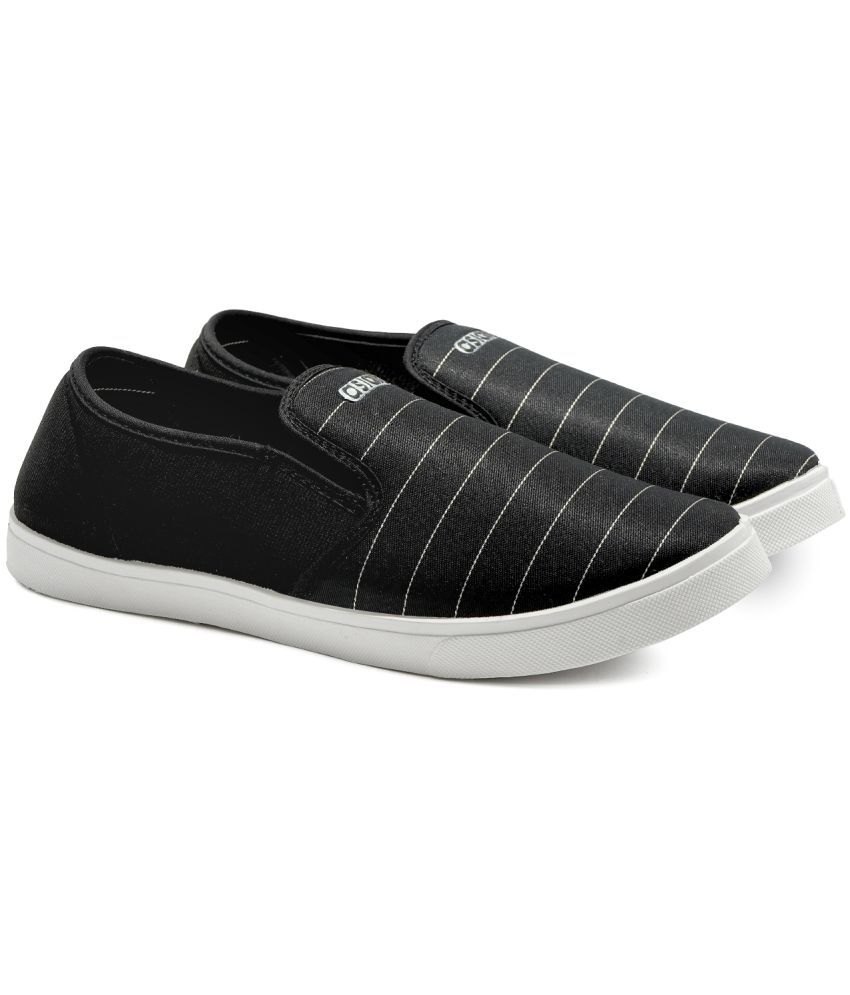     			ASIAN M-2026 Black Men's Slip-on Shoes