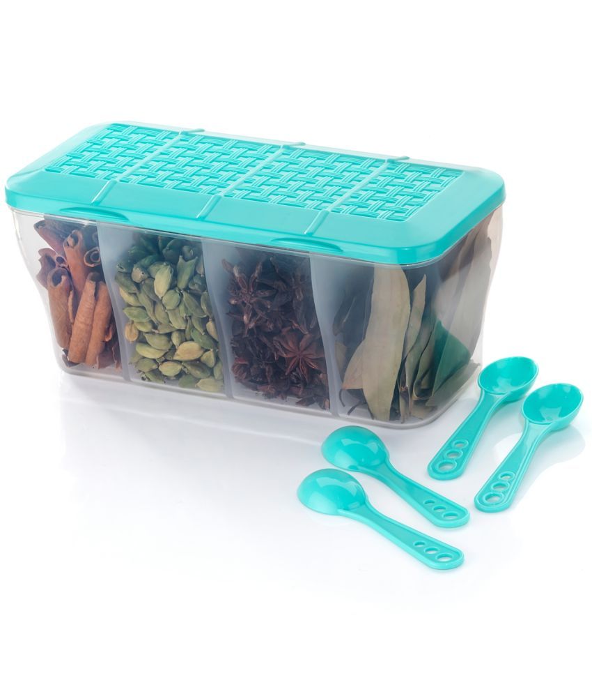     			OFFYX - Fridge Container Set PET Aqua Green Spice Container ( Set of 1 )