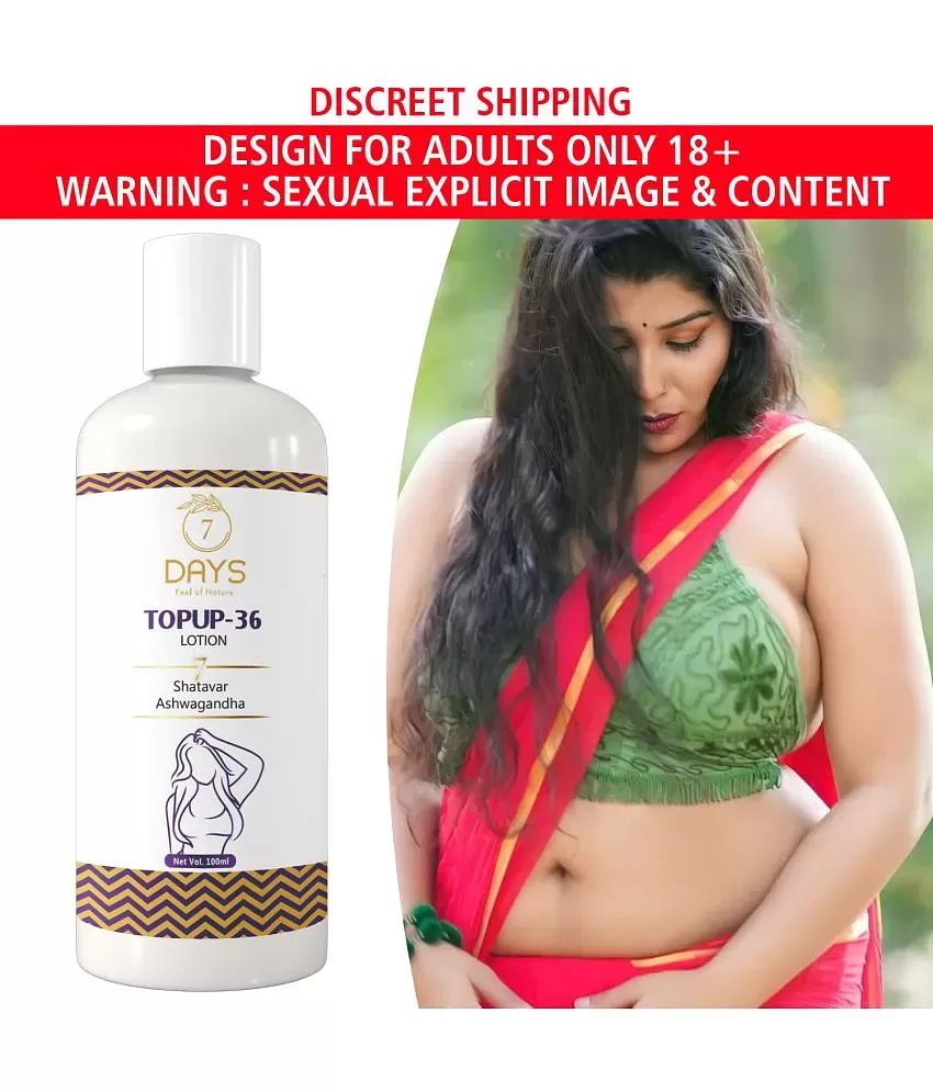 7 Days Top Up Breast toner massage oil 100% natural which helps in