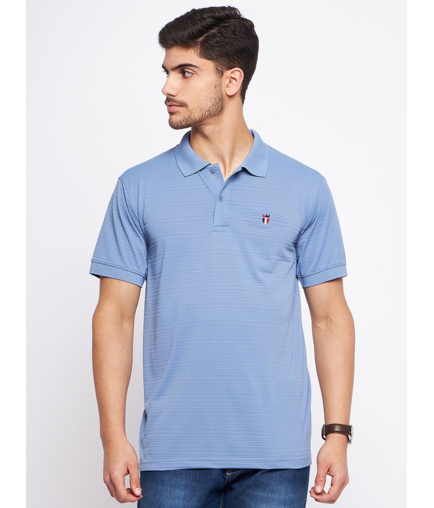     			MXN - Blue Cotton Regular Fit Men's Polo T Shirt ( Pack of 1 )