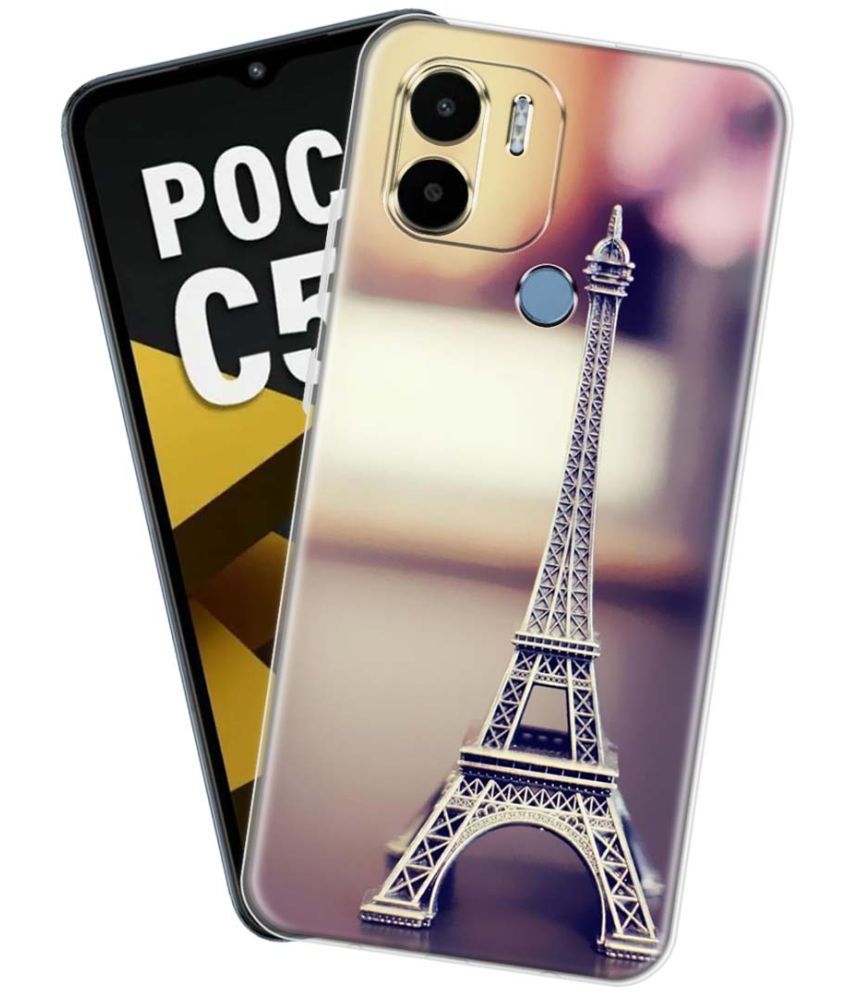     			NBOX - Multicolor Silicon Printed Back Cover Compatible For POCO C50 ( Pack of 1 )