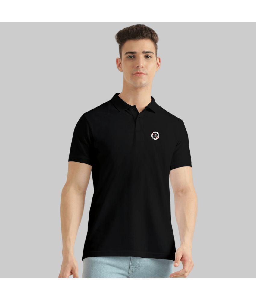     			TAB91 - Black Cotton Blend Slim Fit Men's Polo T Shirt ( Pack of 1 )