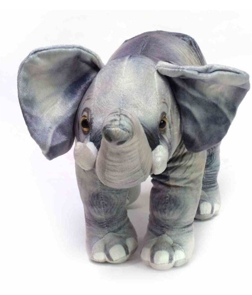     			Tickles Elephant Soft Stuffed Plush Animal Toy for Kids Birthday Gifts  (Color: Grey Size: 35 cm)