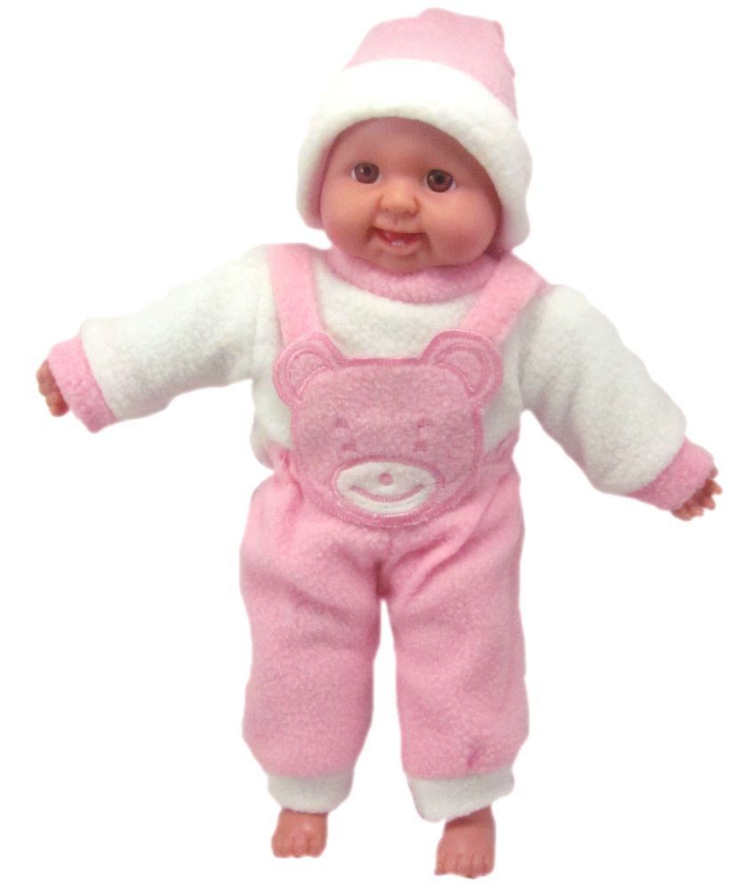    			Tickles Laughing Musical Baby Love Doll Gudia Girl (Size: 36 cm Color: Pink)