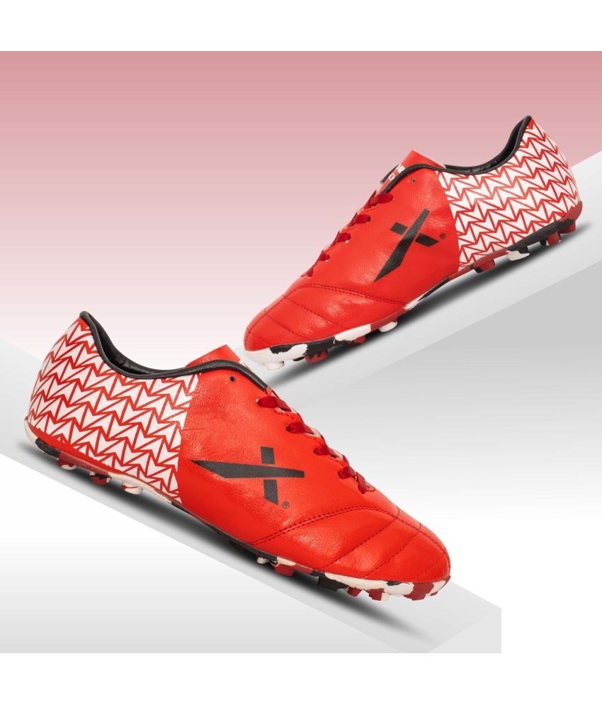     			Vector X ATTACKER Red Football Shoes