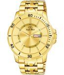 AQUA BLISS - Gold Stainless Steel Analog Men's Watch