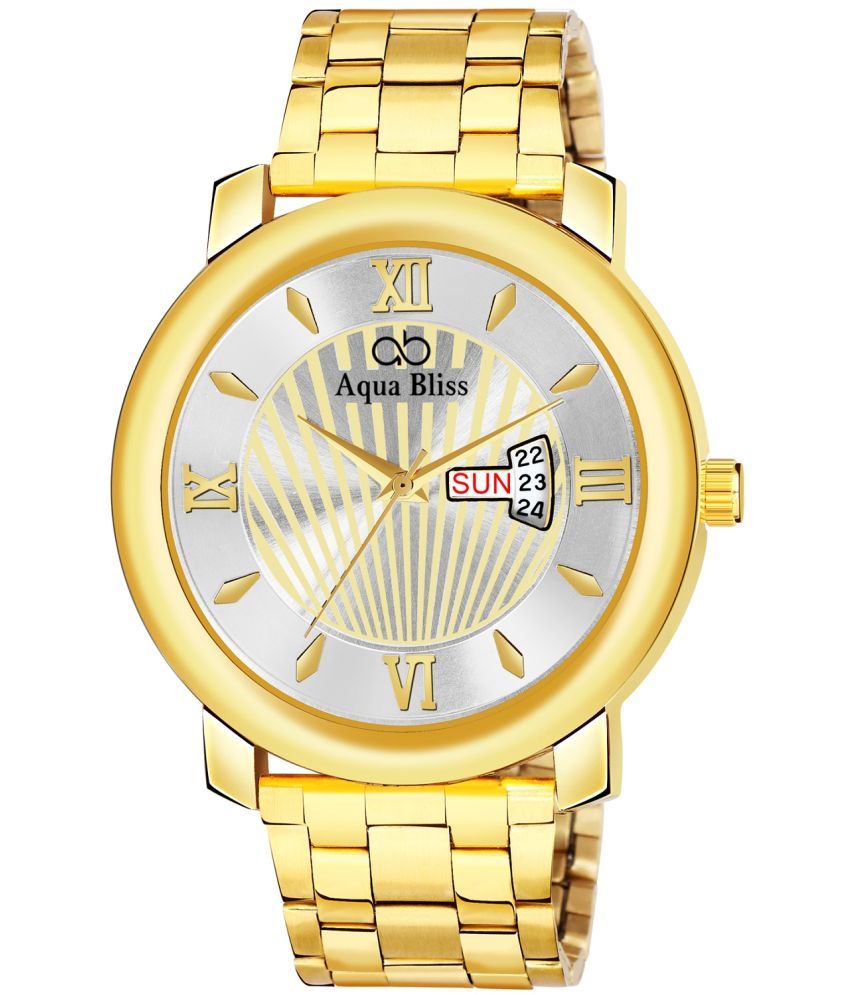     			AQUA BLISS - Gold Stainless Steel Analog Men's Watch