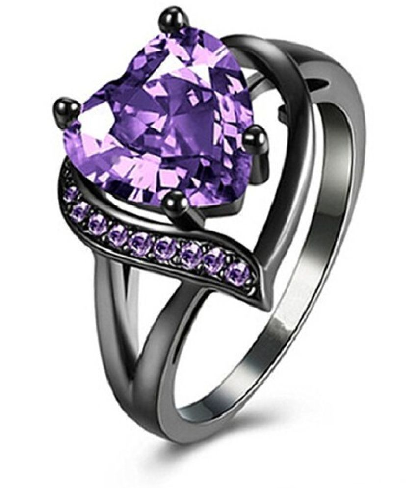     			FASHION FRILL - Purple Rings ( Pack of 1 )