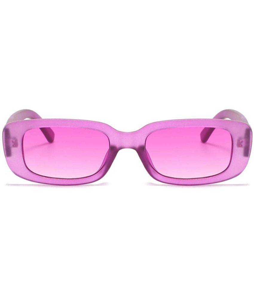     			Kanny Devis - Magenta Rectangular Sunglasses ( Pack of 1 )