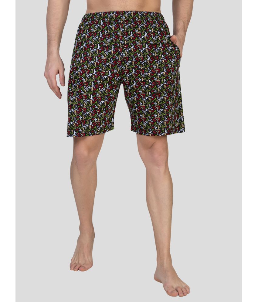     			Zeffit - Olive Cotton Men's Shorts ( Pack of 1 )