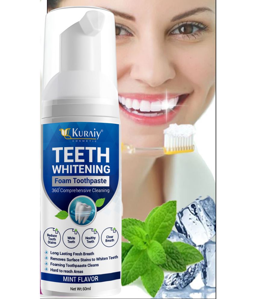     			Kuraiy Teeth Whitening Powder 100 Grams Remove Plaque Stains Toothpaste Dental Tools