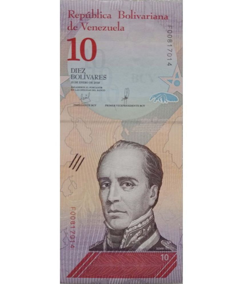     			SUPER ANTIQUES GALLERY - VENEZUELA 10 MIL BOLIVARES IN TOP GRADE 1 Paper currency & Bank notes