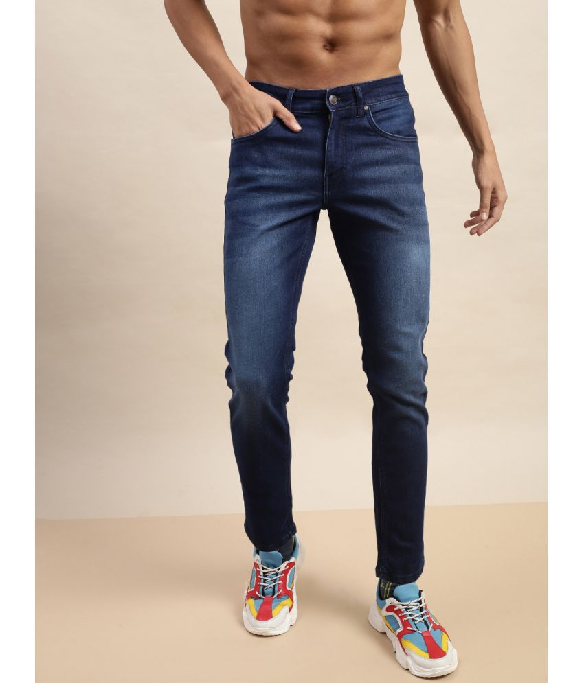     			Veirdo - Blue Denim Slim Fit Men's Jeans ( Pack of 1 )