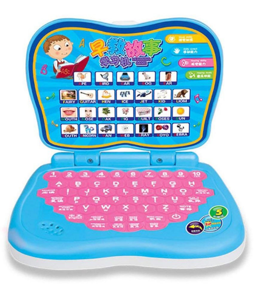     			Villy Computer/Baby Laptop Toy Educational Abc And 123 Learning/Activity Fun Games With Words, Sounds & Music