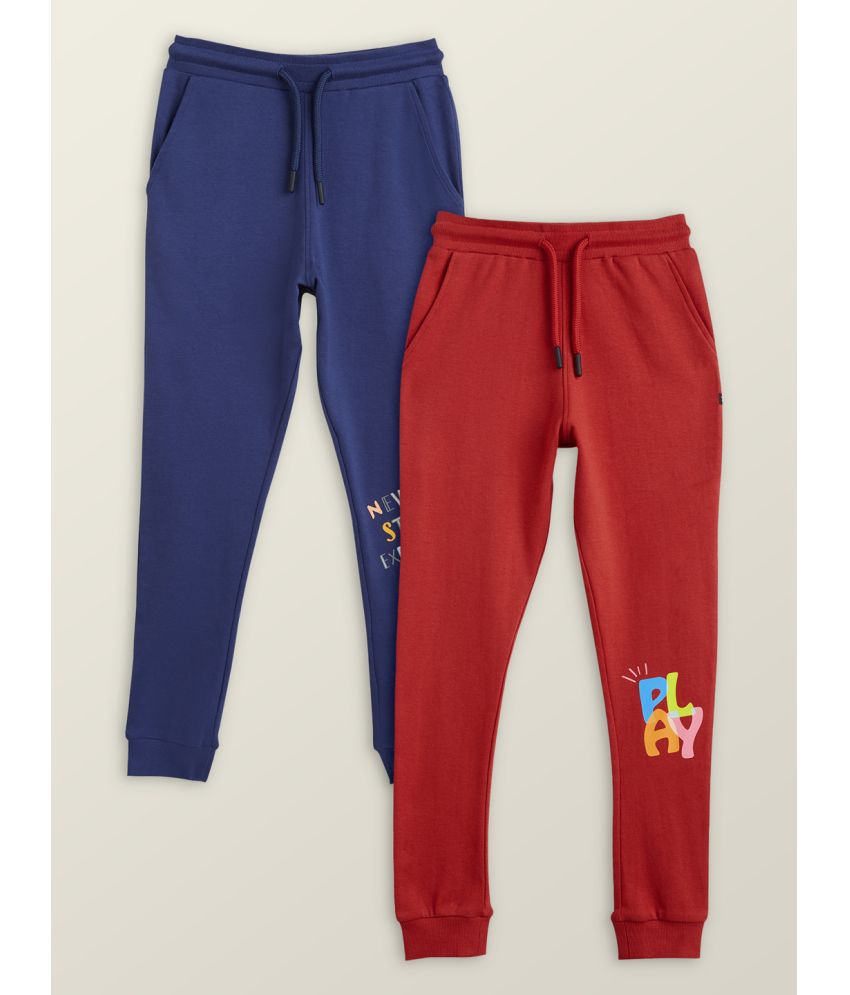     			XY Life - Multicolor Cotton Boys Trackpant ( Pack of 2 )