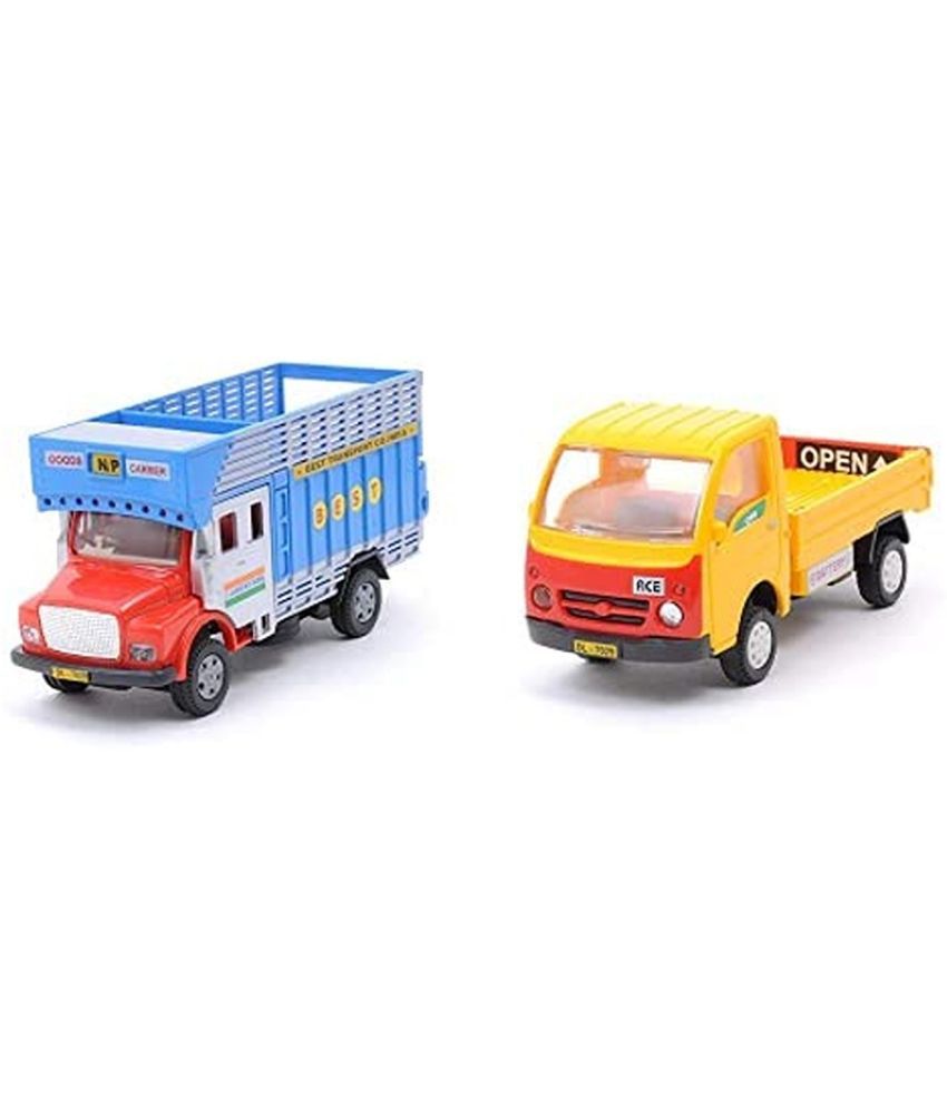     			Centy Toys Public Truck - (Color may vary) & Tata Ace, Multi Color Combo