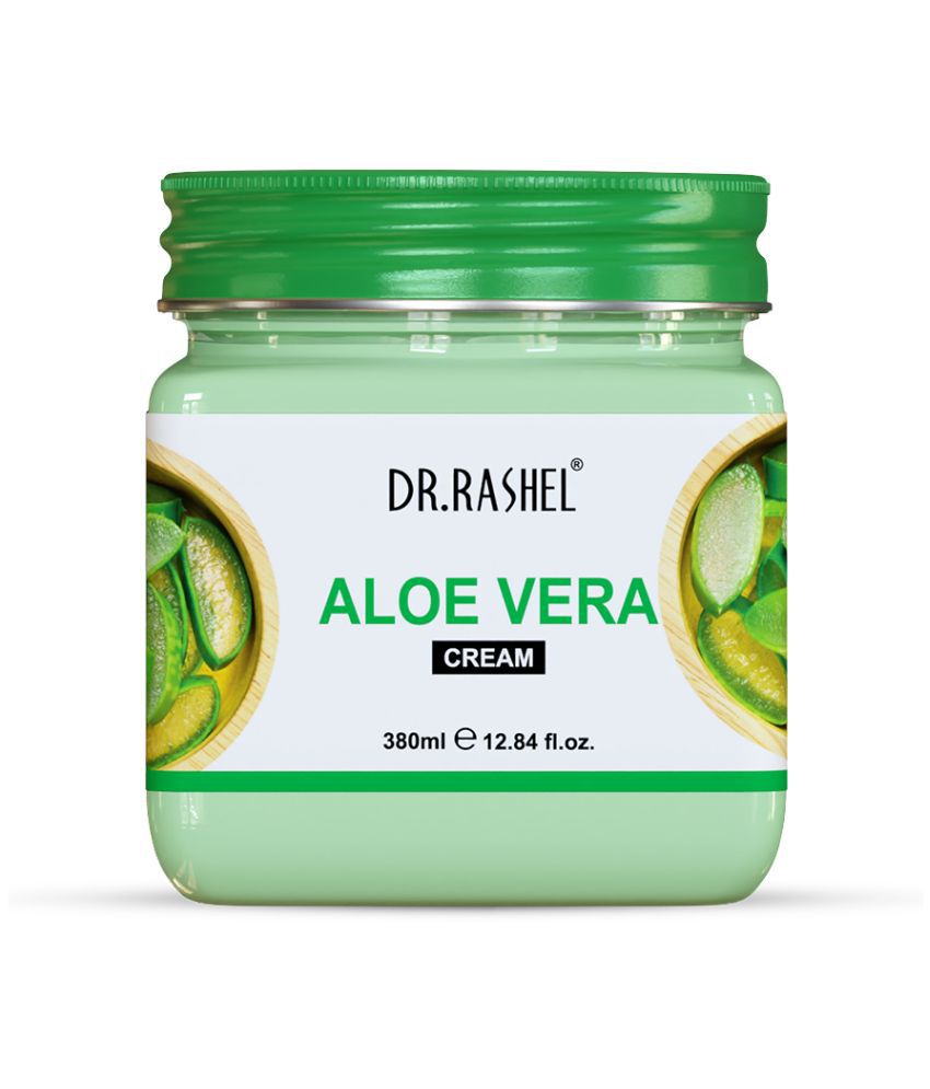     			DR.RASHEL Aloe Vera Face Body Cream Reduces Pigmentation and Blemishes For Men & Women 380ml