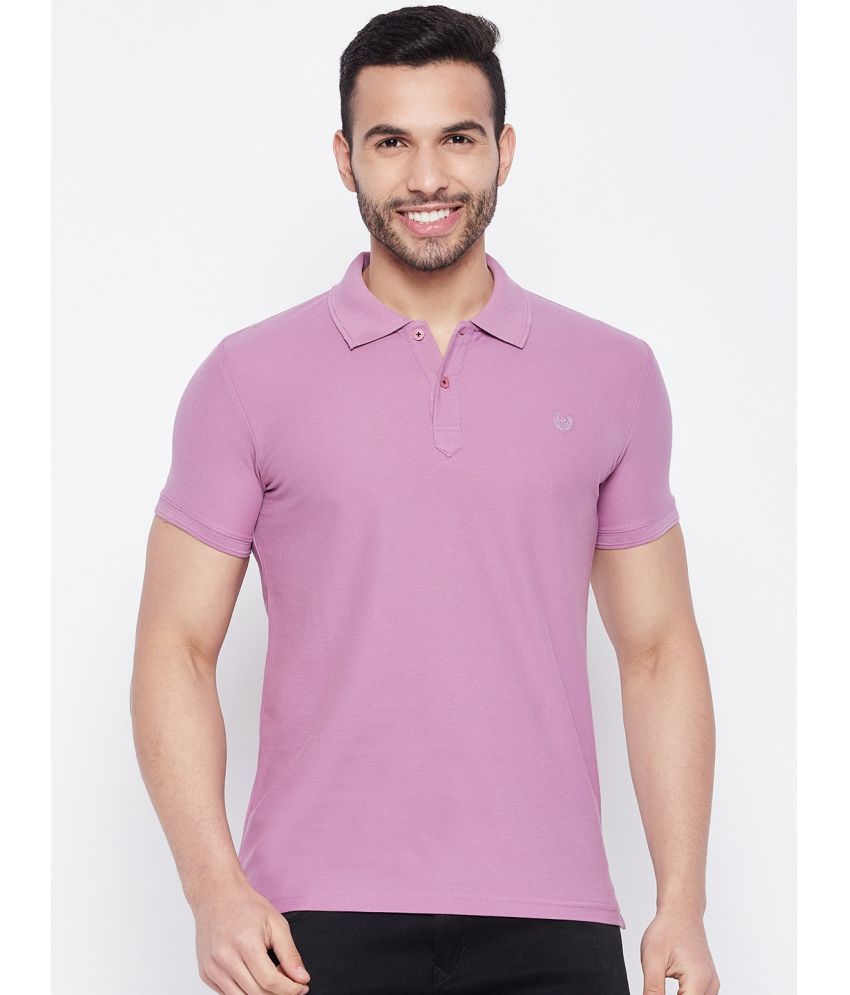     			Duke - Purple Cotton Blend Slim Fit Men's Polo T Shirt ( Pack of 1 )