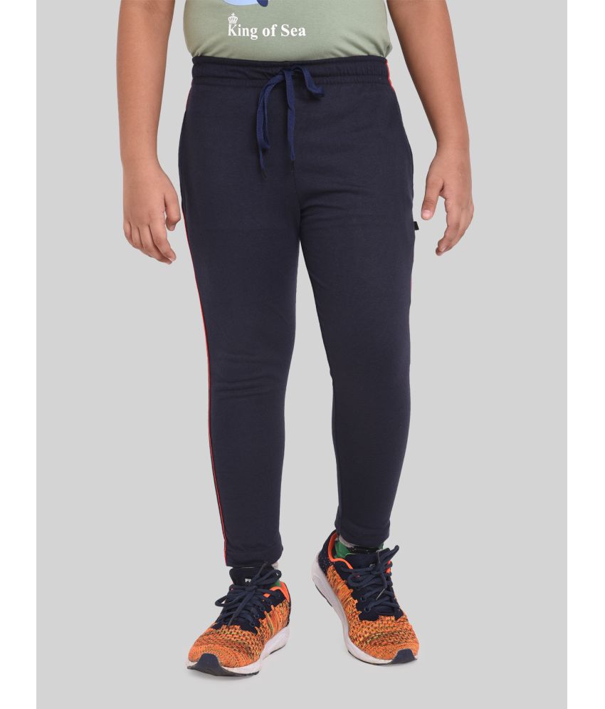     			Neo Garments - Navy Cotton Boys Trackpant ( Pack of 1 )