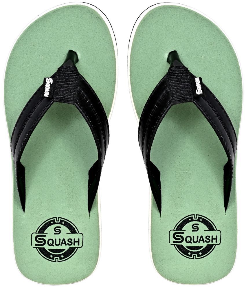     			Squash - Green Men's Thong Flip Flop