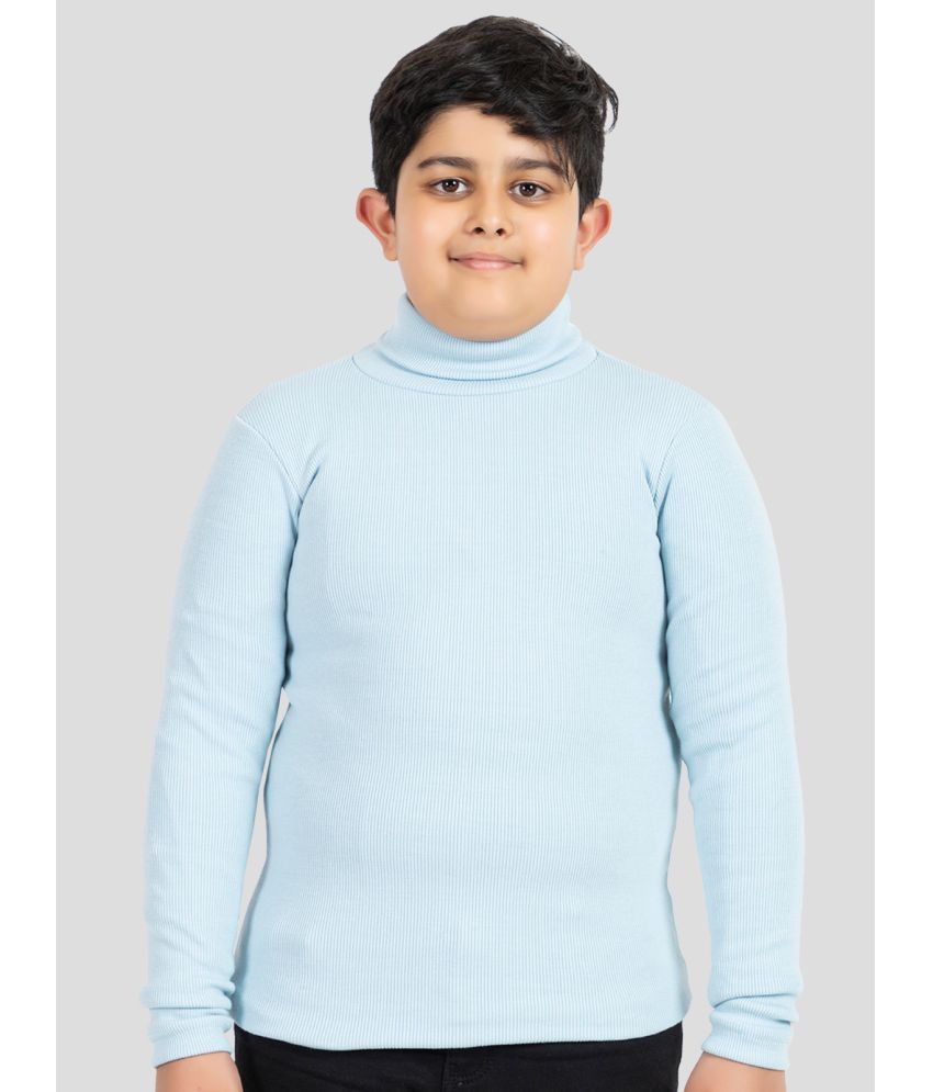     			YHA - Sky Blue Woollen Boy's T-Shirt ( Pack of 1 )