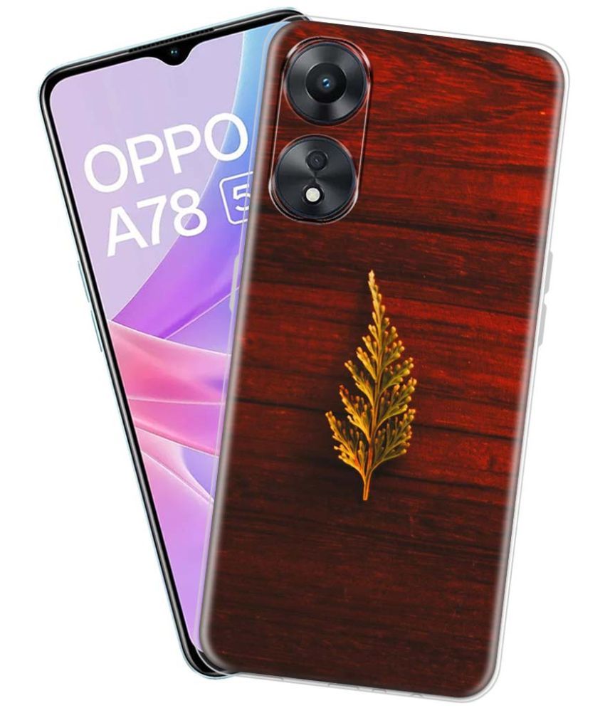     			NBOX - Multicolor Silicon Printed Back Cover Compatible For OPPO A78 5G ( Pack of 1 )