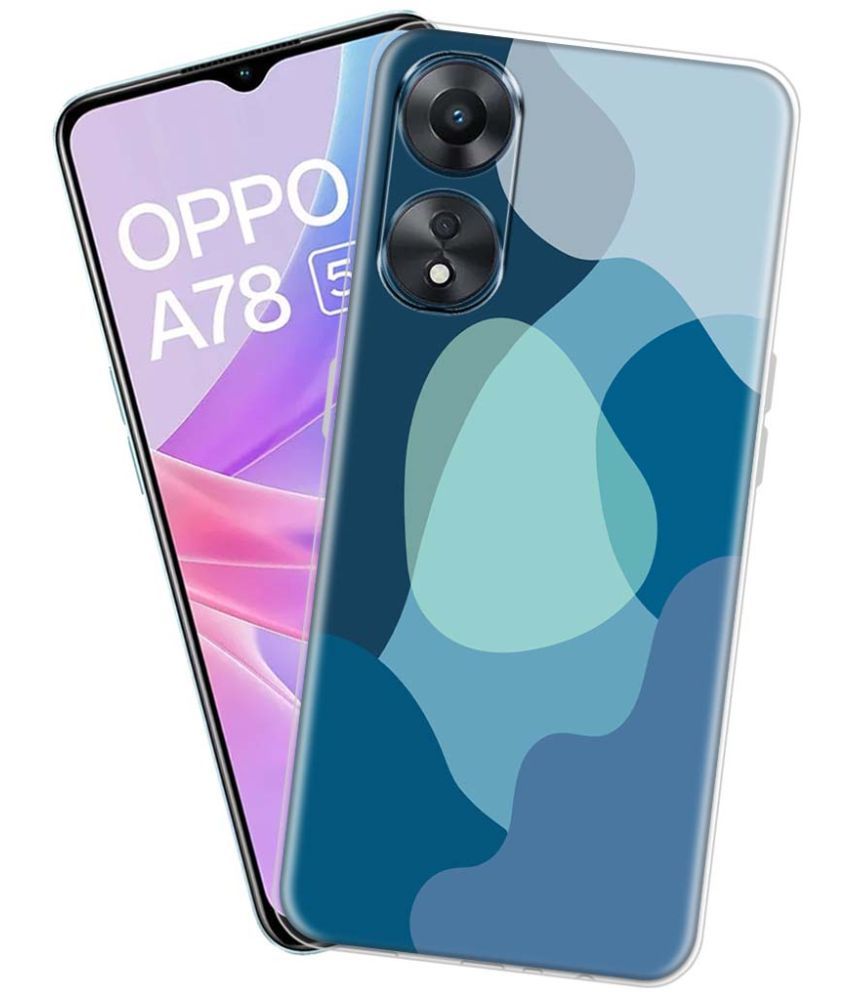     			NBOX - Multicolor Silicon Printed Back Cover Compatible For OPPO A78 5G ( Pack of 1 )